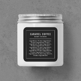 白縁ど線カスタム色成分ラベル スクエアシール