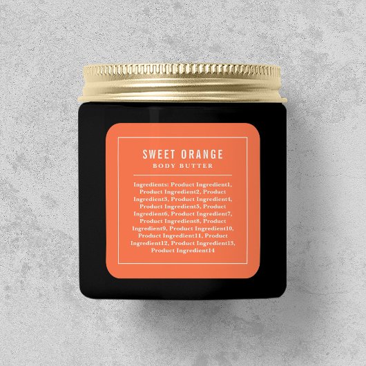 白縁ど線カスタム色成分ラベル スクエアシール