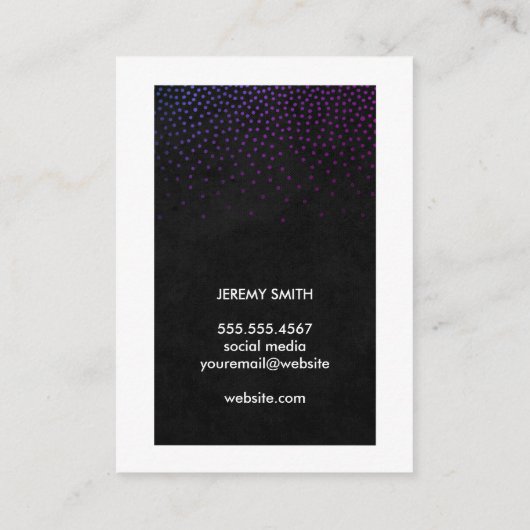 白縁ど色 名刺 (裏面)