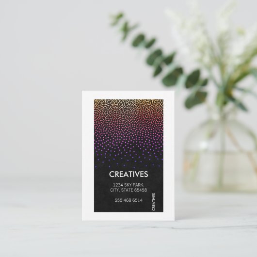 白縁ど色 名刺 (スタンド正面)