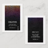 白縁ど色 名刺 (正面/裏面)