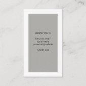 白縁ど（灰色） 名刺 (裏面)