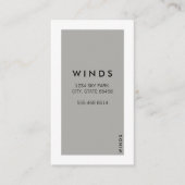 白縁ど（灰色） 名刺 (正面)