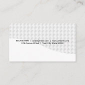 白織り抽象芸術パターン 名刺 (裏面)