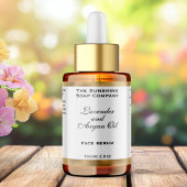 白織金箔化粧品用ドロッパーボトル ラベル