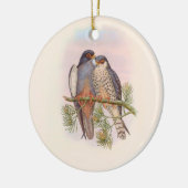 白羽の赤足筋 セラミックオーナメント (左)