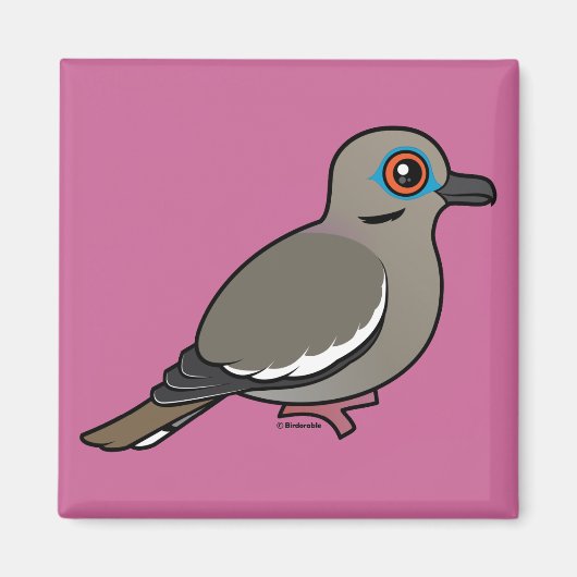 白羽の鳩 マグネット (正面)