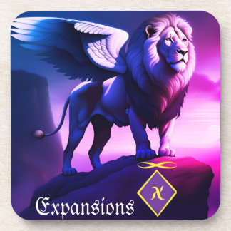 白翼ライオンのコースター コースター