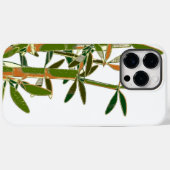 白背景に緑の竹が孤立 Case-Mate iPhoneケース (裏面 (横))