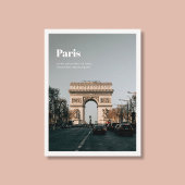 白背景の旅行地の名前の写真 ポストカード
