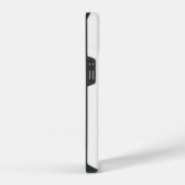 白背景の3つのイチゴ ipha iPhoneケース (右側面)