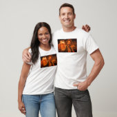 白背景の「Good Beer Good Times Good Friends」 Tシャツ (ユニセックス)