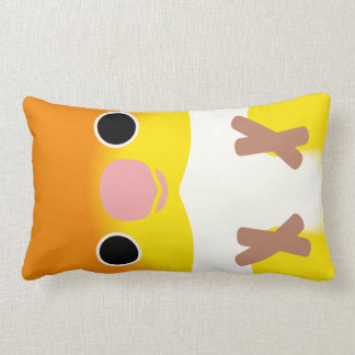 白膨らまされたシロハラインコ ランバークッション