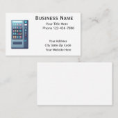 白自動販売機 名刺 (正面/裏面)