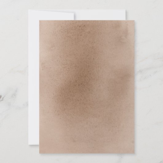 白自然花房保ブライダルシャワー 招待状 (裏面)