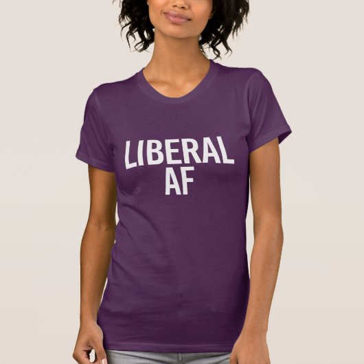 白自由主義者AF - - Tシャツ (正面)
