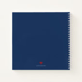 白航海のいかりオンブルーファミリーフォトレシピ ノートブック (裏面)