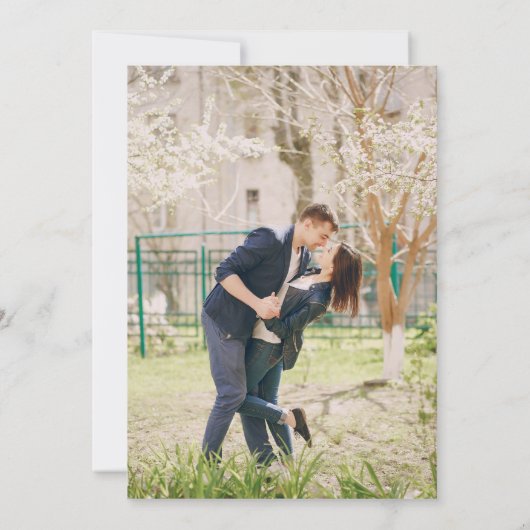 白航海のいかりクラシック日付の保存 招待状 (裏面)