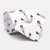 白航海のいかり ネクタイ (ロール)
