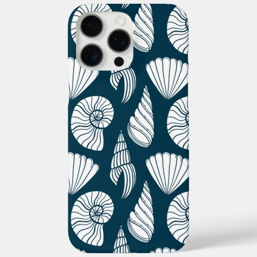 白航海のと海軍の貝殻模様 Case-Mate iPhoneケース (裏面)