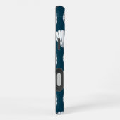 白航海のと海軍の貝殻模様 iPhoneケース (右側面)