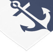 白航海のと青のいかり{色を選択} ショートテーブルランナー (コーナー)