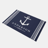 白航海のエレガントいかり | カスタマイズ ドアマット (アングル)