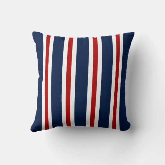 白航海の色枕ストライプの枕 クッション (裏面)