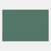 白色のクリスマスツリーの水彩 ラッピングペーパーシート (正面2)