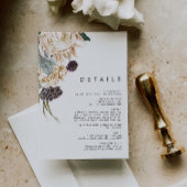 白色のフローラ詳細エンクロージャカード エンクロージャーカード