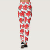 白色の手色ハート レギンス (裏面)