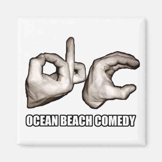 白色の磁石 マグネット (正面)