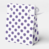 白色の紫外線水玉模様 フェイバーボックス (裏面サイド)