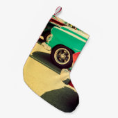 白色の電子ミュージカルキーボードシンセサイザー スモールクリスマスストッキング (正面 (吊り時))