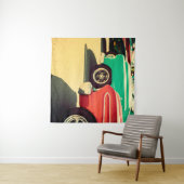 白色の電子ミュージカルキーボードシンセサイザー タペストリー (インサイチュ(横))