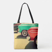 白色の電子ミュージカルキーボードシンセサイザー トートバッグ (裏面)