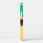 白色の電子ミュージカルキーボードシンセサイザー Case-Mate iPhoneケース (裏面 / 右)