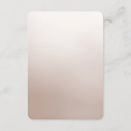 白色アイボリーフローラ詳細エンクロージャカード エンクロージャーカード (裏面)