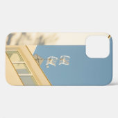 白色アンテナオン建物 Case-Mate iPhoneケース (裏面 (横))