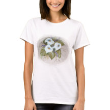 白色カラスの水彩花束