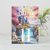 白色キツネパーティー 招待状 (スタンド正面)