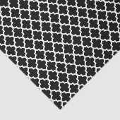 白色クローバーパターンとDIY背景色 薄葉紙 (詳細)