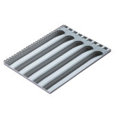 白色コンクリート舗装 ノートブック (左側)