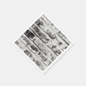 白色コントラスト工業用素朴レンガ質感 スタンダードカクテルナプキン (角)