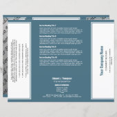 白色シアンシンプルの縁どパロフ (正面/裏面)