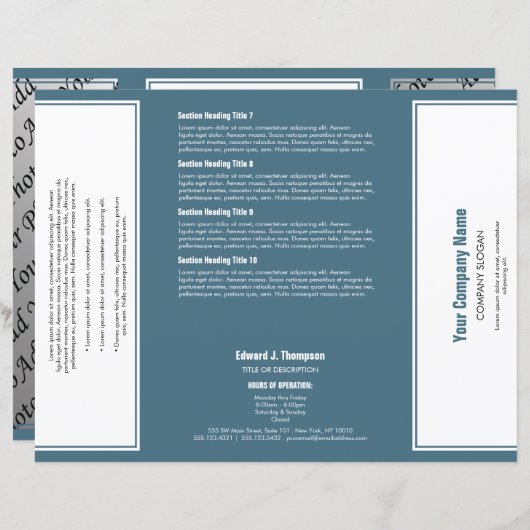 白色シアンシンプルの縁どパロフ (正面/裏面)