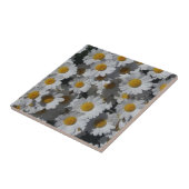 白色デイジーセラミックタイル タイル (側面)