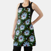 白色デイジーパターン エプロン (インサイチュ)