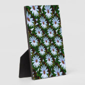 白色デイジーパターン フォトプラーク (側面)