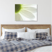 白色デイジー花びら キャンバスプリント (インサイチュ (寝室))
